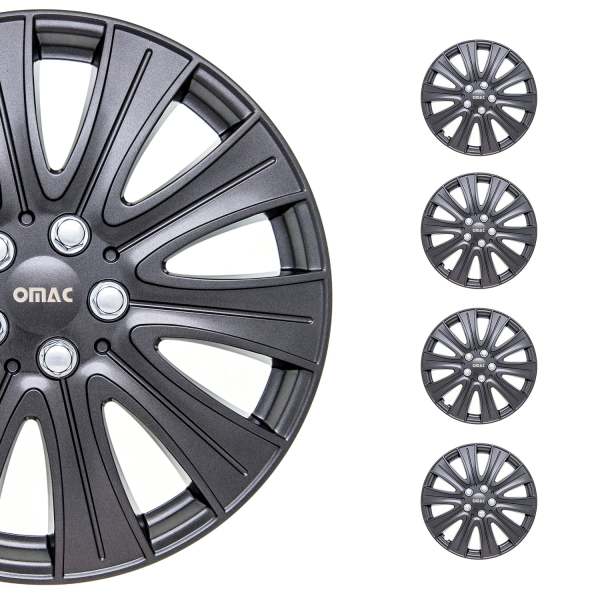 16 Hub Caps for Ford Transit 150 250 350 2015-2025 Metal Silver 4x Wheel Covers