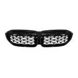 2019-2025 BMW 3 Series G20 Sedan Front Kidney Grille Glossy Black Meteor Diamond