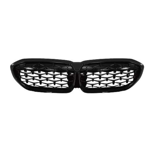 2019-2025 BMW 3 Series G20 Sedan Front Kidney Grille Glossy Black Meteor Diamond