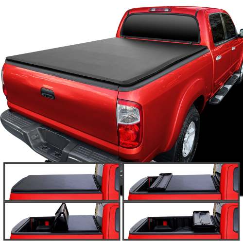 2000-2006 Toyota Tundra 6'6 Short Bed Soft Quad-Fold Tonneau Cover