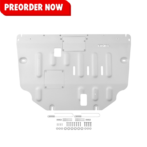 RIVAL Aluminum Engine Skid Plate 2025 Ford Maverick Tremor | 2022-2025 Ford Bronco Sport with polymer oil pan