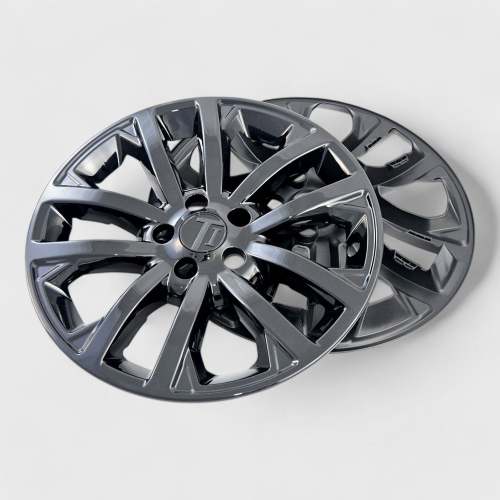 2020-2023 Jeep Cherokee Wheel Cover Hubcaps Set Gloss Black 8Pcs PP
