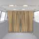 RAM ProMaster City Cabin Divider Curtain Privacy Curtains Beige 2 Curtains