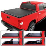 2007-2019 Toyota Tundra CrewMax 5'6 Short Bed Soft Quad-Fold Tonneau Cover