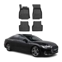 2019-2024 Audi A6 S6 RS6 Sedan Avant Allroad Premium Floor Mats Liners Full Set All Weather Heavy Duty