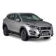 2019-2021 Hyundai Tucson Bull Bar Push Front Bumper Grille Silver 1 Pc