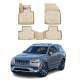 2016-2025 Volvo XC90 Floor Mats Liners Full Set All Weather Beige