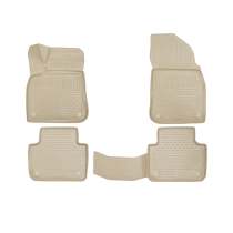 2019-2025 Porsche Cayenne Floor Mats Liners Full Set All Weather Beige