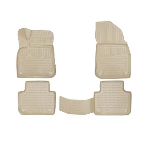 2019-2025 Porsche Cayenne Floor Mats Liners Full Set All Weather Beige