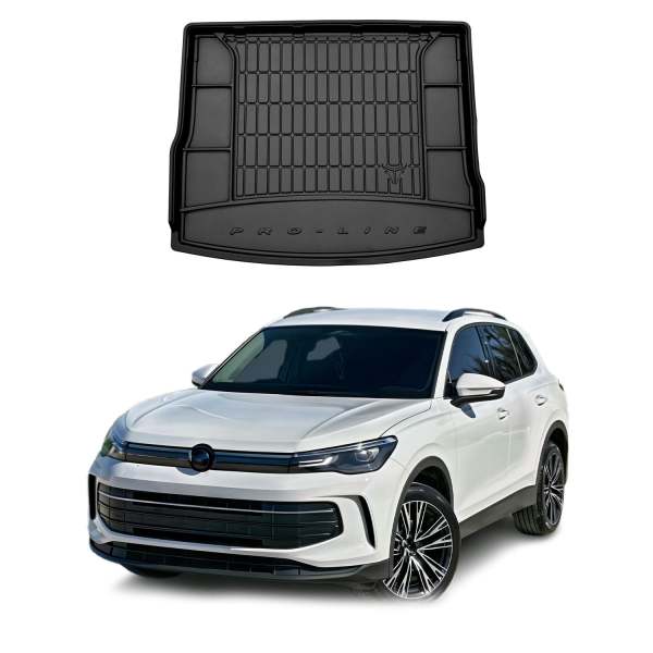 2018-2024 VW Tiguan Premium Cargo Liner Trunk Mat All Weather Heavy Duty