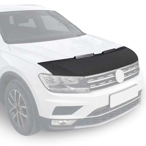 2011-2014 Kia Sportage Car Bonnet Mask Hood Bra Carbon Black 1 Pc