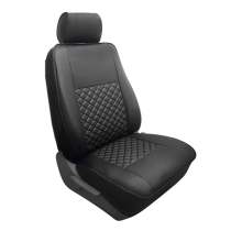 2015-2025 Ford Transit Leather Custom fit Car Seat Cover Black