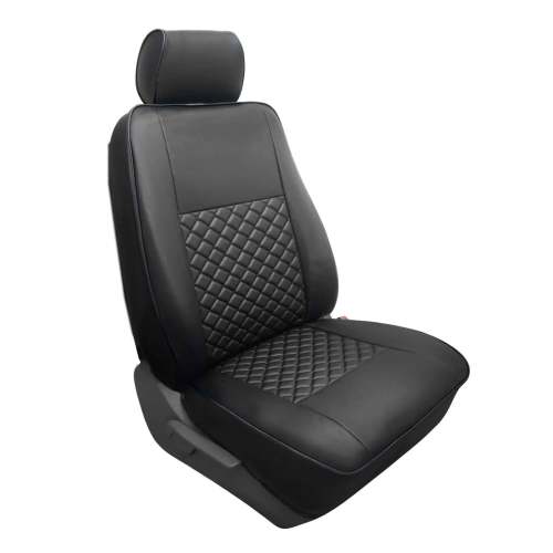 2015-2025 Ford Transit Leather Custom fit Car Seat Cover Black