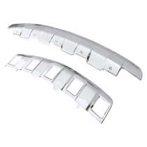 2006-2008 Mercedes Benz W164 ML350 Front & Rear Chrome S.Steel Skid Plate Kit