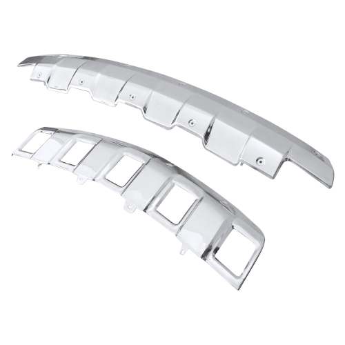 2006-2008 Mercedes Benz W164 ML350 Front & Rear Chrome S.Steel Skid Plate Kit