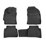 2020-2025 Toyota Corolla Sedan Floor Mats Liners Full Set All Weather Black