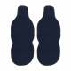Hyundai Antiperspirant Front Seat Cover Pads Black Dark Blue 2 Pcs