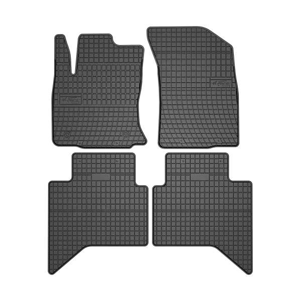 2016-2023 Toyota Hilux Floor Mats Liners Full Set All Weather Rubber Black