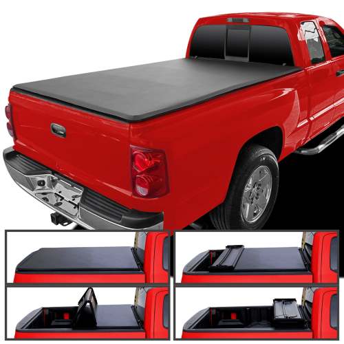 2005-2010 Dodge Dakota / 2006-2009 Mitsubishi Raider 6'6 Bed Tonneau Cover