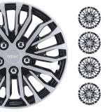 Rimini Hub Caps Wheel Cover 14 Grey & Black Full Set 4 pcs.