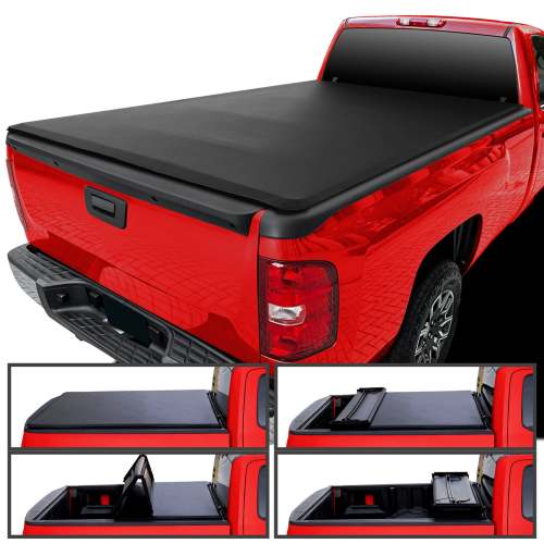 2007-2014 Chevy Silverado / Sierra 1500 2500 3500 6'6 Soft Bed Tonneau Cover