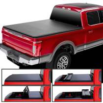 2017-2023 Ford F250 F350 SuperDuty 6'8 Bed Soft Quad-Fold Tonneau Cover