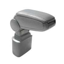 2011-2017 Nissan Juke Gray Center Console Armrest Plastic PU Leather 1Pc