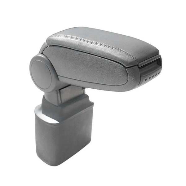 2011-2017 Nissan Juke Gray Center Console Armrest Plastic PU Leather 1Pc