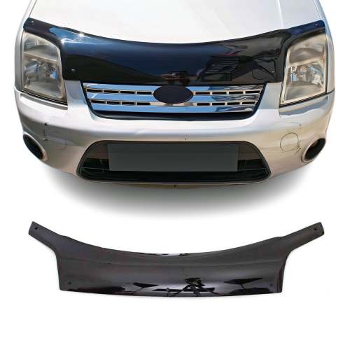 2010-2013 Ford Transit Connect Front Bug Shield Hood Deflector 1 Pc Smoke