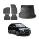 2017-2025 Audi Q7 Floor Mats & Cargo Liner Full Set All Weather Black