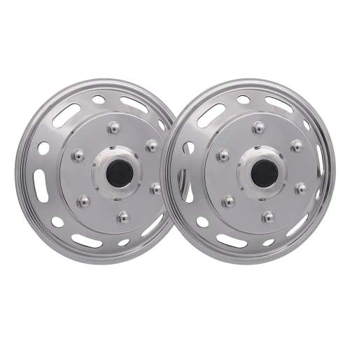 2014-2024 RAM ProMaster 16 Dual Wheel Simulator Hubcaps Steel Front 2Pcs