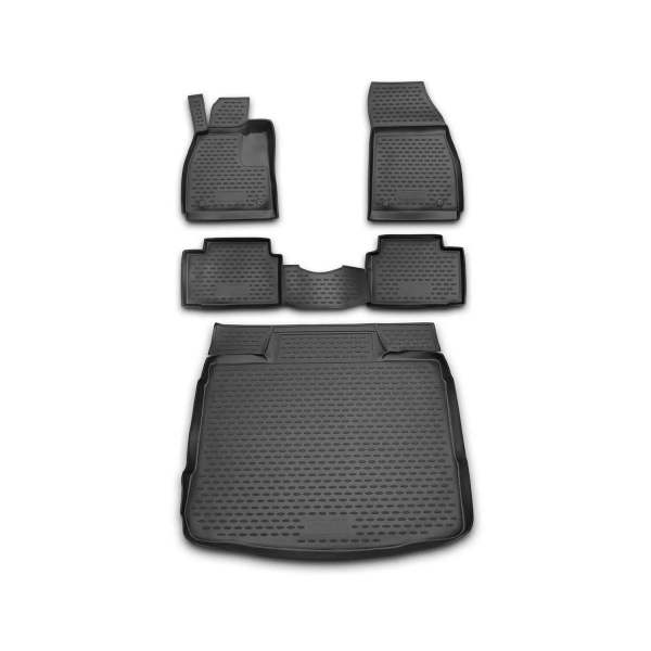 2011-2017 Buick Regal Floor Mats & Cargo Liner Full Set All Weather Black