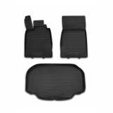 2008-2012 Mercedes SL Class R230 Floor Mats & Cargo Liner Full Set All Weather Black
