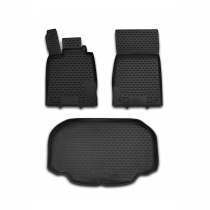 2008-2012 Mercedes SL Class R230 Floor Mats & Cargo Liner Full Set All Weather Black