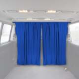 RAM ProMaster Cabin Divider Curtains Privacy Curtains Blue 2 Curtains