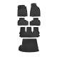 2014-2019 Toyota Highlander Floor Mats & Cargo Liner Full Set All Weather Black