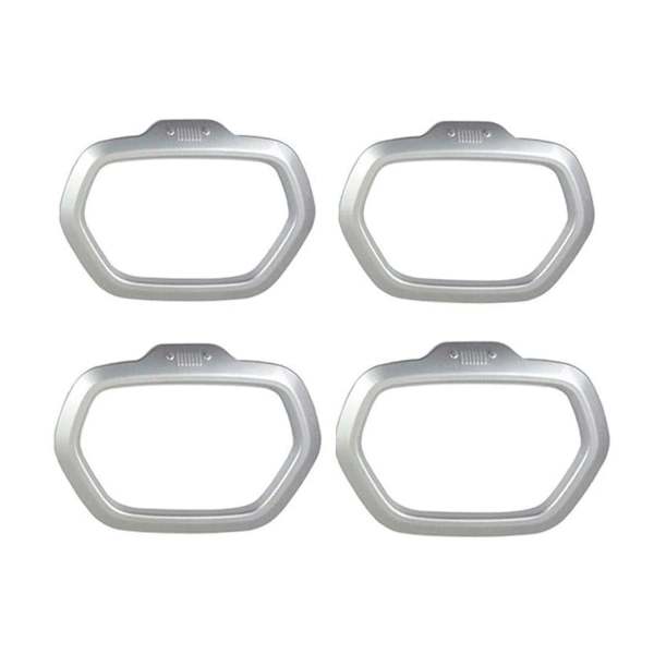 2015-2024 Jeep Renegade Speaker Frame Chrome Silver Chrome 4 Pcs