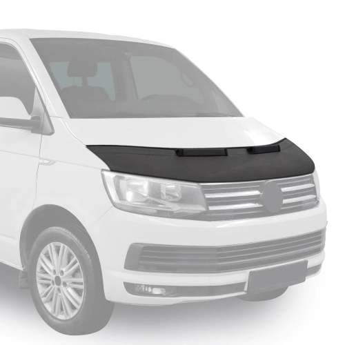 2015-2025 Ford Transit Car Bonnet Mask Hood Bra Black 1 Pc