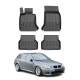 2004-2010 BMW 5 Series E60 E61 Sedan Touring Premium Floor Mats Liners Full Set All Weather Heavy Duty Black