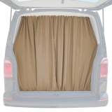 Chevrolet Express Trunk Tailgate Curtains Beige 2 Privacy Curtains