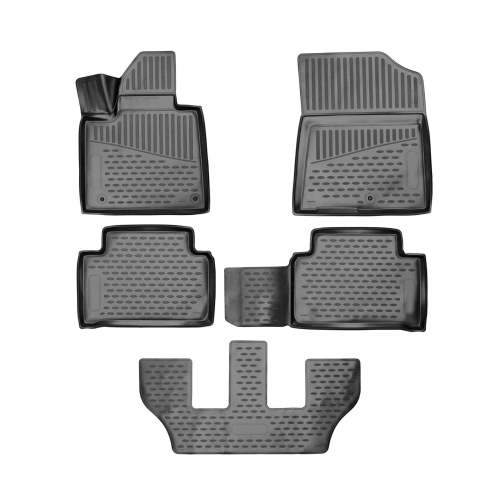 2021-2025 Kia Sorento Floor Mats Liners Full Set All Weather Black