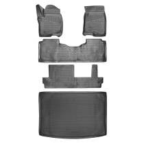 2021-2025 Chevrolet Suburban Floor Mats & Cargo Liner Full Set Black