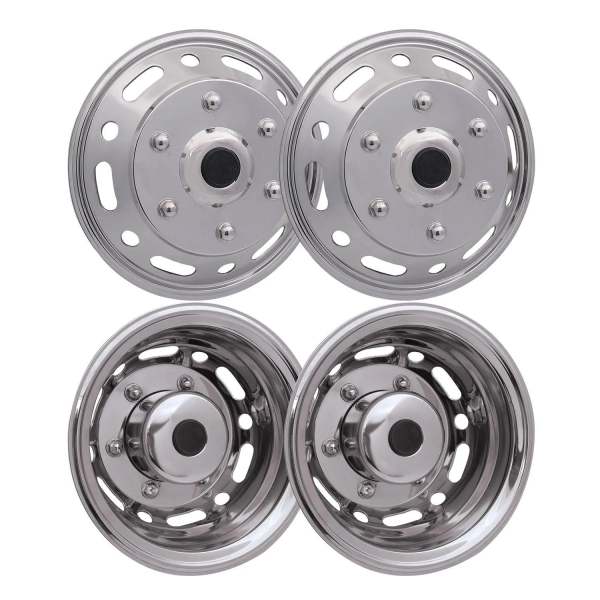 2016-2024 Mercedes Metris 16 Dual Wheel Simulator Hubcaps Steel 4x