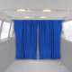 RAM ProMaster Cabin Divider Curtain Privacy Curtains Blue 2 Curtains