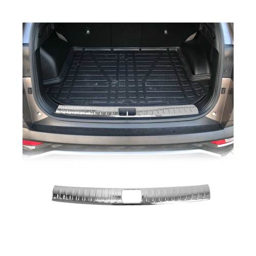 2016-2021 Hyundai Tucson Trunk Sill Cover Bumper Guard Protector Stainless Steel Silver