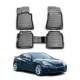 2015-2016 Hyundai Genesis Floor Mats Liners Full Set All Weather Black