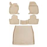 2014-2018 Volvo S60 Floor Mats & Cargo Liner Full Set All Weather Beige
