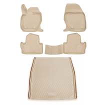 2014-2018 Volvo S60 Floor Mats & Cargo Liner Full Set All Weather Beige