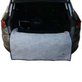 Rear Bumper Protector Trunk Mat Fabric Pet Cargo Liner Truck Car Auto Grey