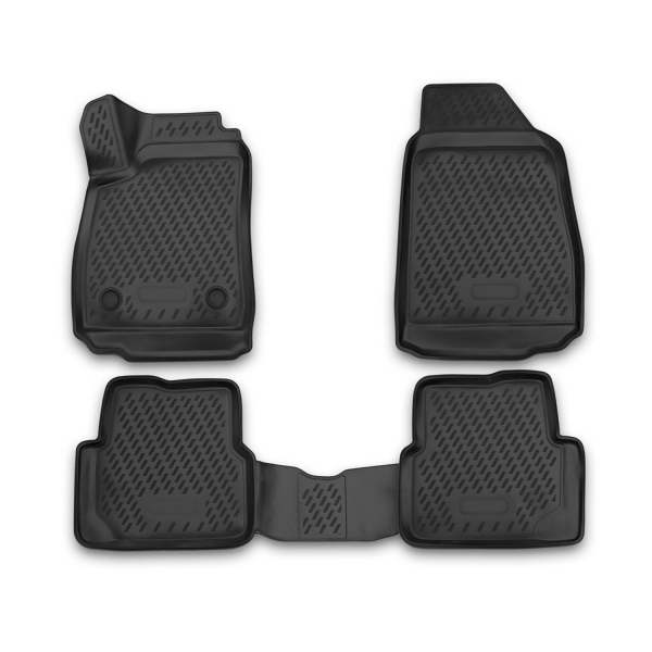 2005-2010 Pontiac G5 Floor Mats Liners Full Set All Weather Black